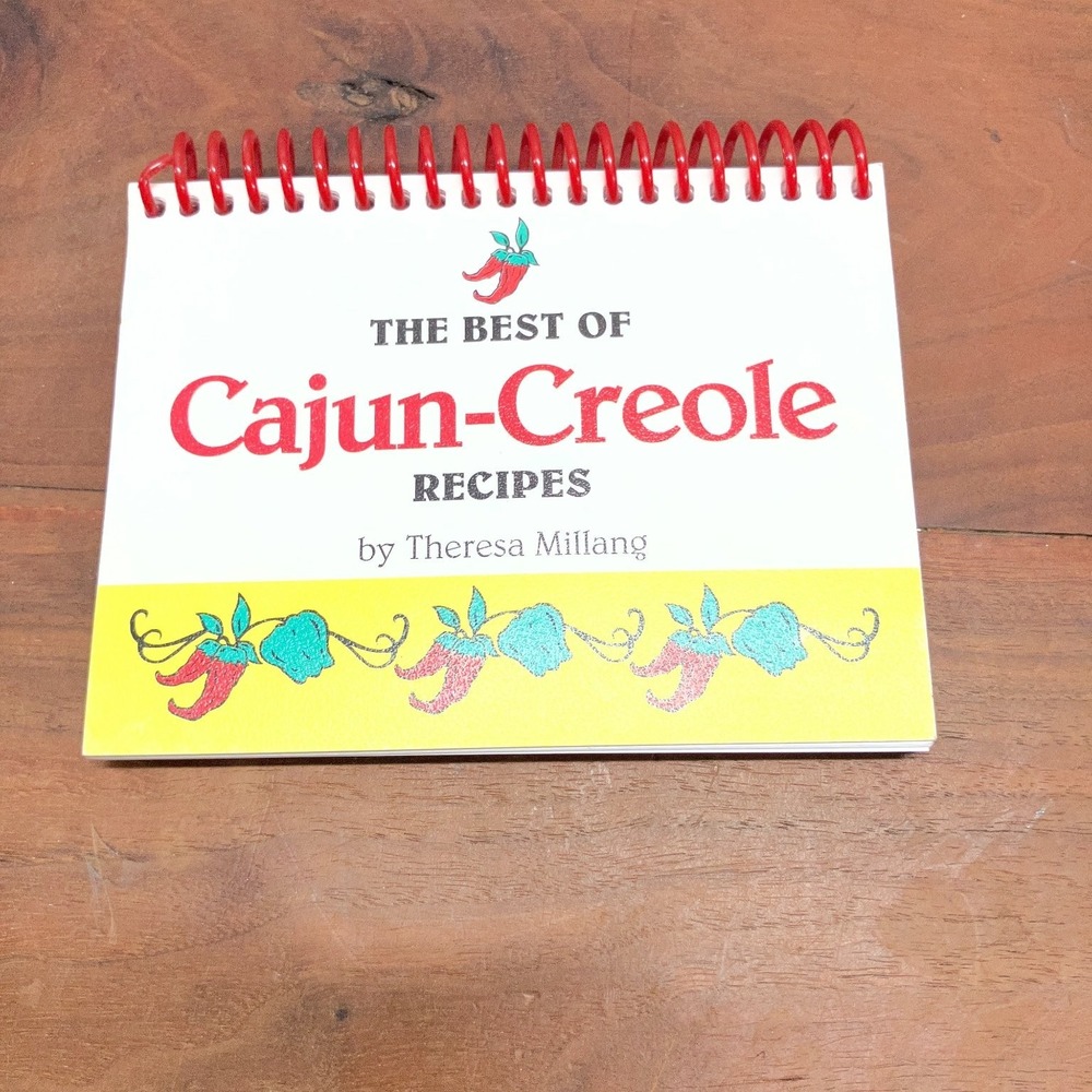 Best of Cajun-Creole Recipes Theresa Millang 1992 Cookbook Spiral Bound